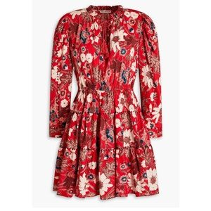 Ulla Johnson Liv Floral Print Mini Dress